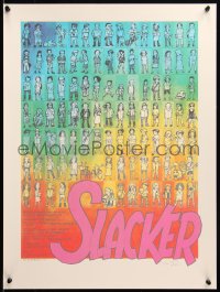 6x1687 SLACKER signed #72/300 18x24 art print 2016 by artist Jay Ryan, Mondo, art of many people!