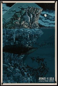 6x1698 SONG OF THE SEA signed #2/200 16x24 art print 2017 by Jessica Seamans, Mondo, first edition!