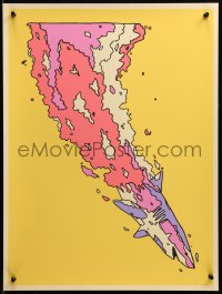 6x1699 SONNY DAY #44/100 18x24 art print 2015 Mondo, Release, colorful diving great white shark!