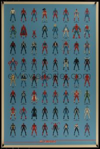 6x1711 SPIDER-MAN #20/955 24x36 art print 2017 Mondo, art by DKNG, Spider-Verse, variant edition!