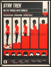 6x1738 STAR TREK #152/190 18x24 art print 2010 Mondo, Olly Moss' Trouble With Tribbles: Uhura!