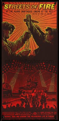 6x1781 STREETS OF FIRE artist's proof 12x25 art print 2008 Mondo, art by Kevin Tong!