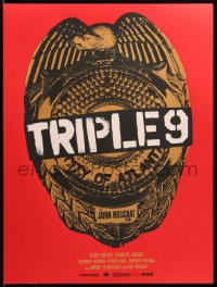 6x1921 TRIPLE 9 #49/125 18x24 art print 2016 Mondo, great art of badge and title by Jay Shaw!