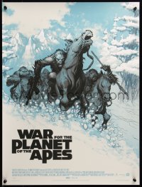 6x1972 WAR FOR THE PLANET OF THE APES #2/225 18x24 art print 2017 Mondo, Caesar by Eric Powell!