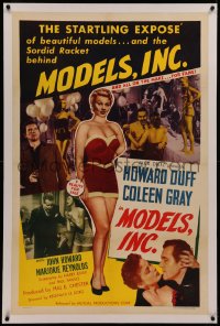 6y0185 MODELS INC linen 1sh 1952 sexy Coleen Gray is on the make for fame and her beauty is for sale!