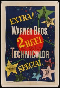 6y0312 WARNER BROS 2 REEL TECHNICOLOR SPECIAL linen 1sh 1949 sports & travel shorts, extra special!