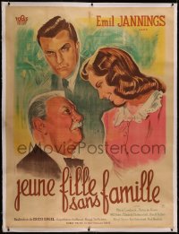 6z0063 ALTES HERZ WIRD WIEDER JUNG linen French 1p 1943 art of Emil Jannings & cast, ultra rare!