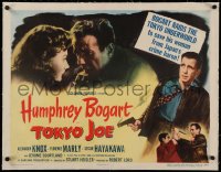 6z0137 TOKYO JOE linen 1/2sh 1949 Humphrey Bogart raids the Japanese underworld to save his woman!