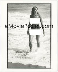 7a0097 JAWS deluxe 8x10 file photo 1975 Susan Backlinie completely naked on beach by Louis Goldman!