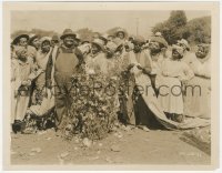 7a0107 PARDON US 8x10.25 still 1931 Stan Laurel & Oliver Hardy in blackface in cotton field!