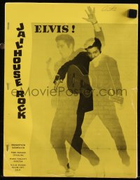 7a0184 JAILHOUSE ROCK studio promo campaign manual 1957 Elvis Presley early movie, ultra rare!