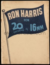 7a0249 RON HARRIS FOR 20TH CENTURY FOX IN 16MM English campaign book 1940s over 50 full-page ads!