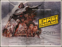 7a0013 EMPIRE STRIKES BACK French 8p 1980 George Lucas, montage art by Tom Jung, all in English!