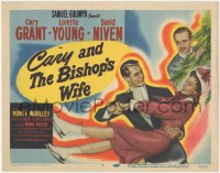7a0414 BISHOP'S WIFE TC 1948 Cary Grant, Loretta Young, priest David Niven, classic romantic comedy!