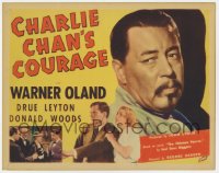 7a0416 CHARLIE CHAN'S COURAGE TC 1934 Asian detective Warner Oland, Leyton, Woods, ultra rare!