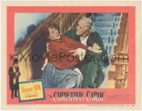 7a0449 CHRISTMAS CAROL LC #4 1951 Charles Dickens holiday classic, c/u of Alastair Sim as Scrooge!