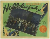 7a0462 HALLELUJAH LC 1929 King Vidor classic all-black musical, great Al Hirschfeld border art!