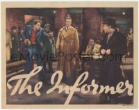 7a0464 INFORMER LC 1935 Preston Foster watches Victor McLaglen falsely accusing Meek, John Ford!
