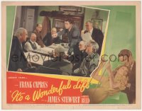 7a0436 IT'S A WONDERFUL LIFE LC #7 1946 James Stewart accuses Lionel Barrymore at meeting, Capra