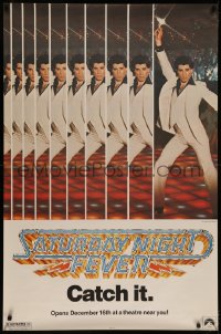 7a0052 SATURDAY NIGHT FEVER half subway 1977 best multiple image of disco dancer John Travolta!