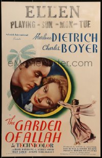 7a0391 GARDEN OF ALLAH WC 1936 romantic close up of Marlene Dietrich & Charles Boyer, very rare!
