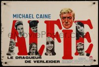 7b0144 ALFIE Belgian 1966 British cad Michael Caine loves them & leaves them, ask any girl!