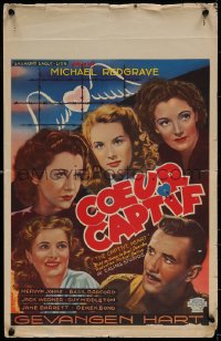 7b0159 CAPTIVE HEART Belgian 1947 Michael Redgrave, would you forge love letters to save your life?