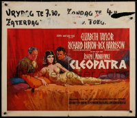 7b0165 CLEOPATRA Belgian 1963 Elizabeth Taylor, Richard Burton, Rex Harrison, Terpning art