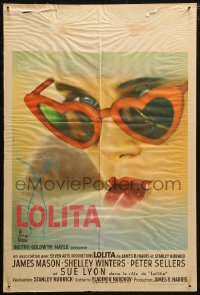 7b0198 LOLITA Belgian 1962 Stanley Kubrick, Sue Lyon with heart sunglasses & lollipop!