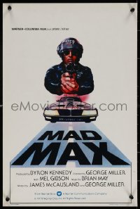 7b0200 MAD MAX Belgian 1982 art of wasteland cop Mel Gibson, George Miller Australian action classic