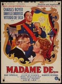 7b0201 MADAME DE Belgian 1954 Charles Boyer, Danielle Darrieux, De Sica, directed by Max Ophuls!