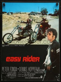 7b0516 EASY RIDER French 16x22 R1980s Peter Fonda, motorcycle biker classic directed by Dennis Hopper