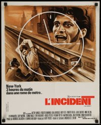 7b0546 INCIDENT French 18x22 1968 Victor Arnold, subway hostage Beau Bridges goes on a ride with terror!