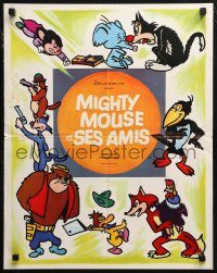 7b0568 MIGHTY MOUSE ET SES AMIS French 18x23 1970s great images of Terrytoons characters!