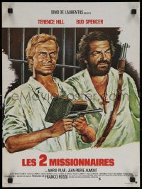 7b0607 TURN THE OTHER CHEEK French 16x21 1975 wacky Bud Spencer & Terence Hill by Renato Casaro!