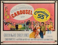 7b1139 CAROUSEL 1/2sh 1956 Shirley Jones, Gordon MacRae, Rodgers & Hammerstein musical!