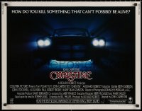 7b1144 CHRISTINE int'l 1/2sh 1983 Stephen King, directed by John Carpenter, creepy car image!