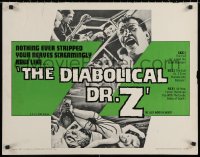 7b1160 DIABOLICAL DR Z 1/2sh 1966 director Jess Franco strips your nerves screamingly raw!