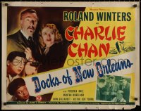 7b1162 DOCKS OF NEW ORLEANS 1/2sh 1948 Roland Winters as Charlie Chan, Mantan Moreland, ultra rare!