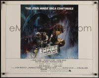 7b1167 EMPIRE STRIKES BACK int'l 1/2sh 1980 classic Gone With The Wind style art by Kastel!