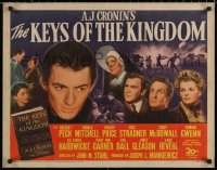 7b1212 KEYS OF THE KINGDOM 1/2sh 1944 Gregory Peck, Vincent Price, Thomas Mitchell, McDowall!