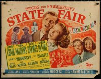 7b1289 STATE FAIR 1/2sh 1945 Jeanne Crain & Dana Andrews in Rodgers & Hammerstein musical!