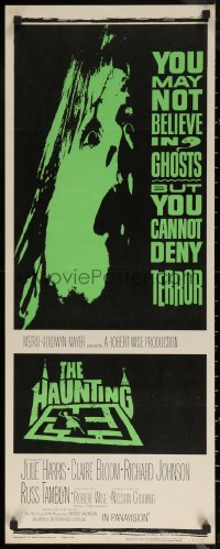 7b1403 HAUNTING insert 1963 you may not believe in ghosts but you cannot deny terror!