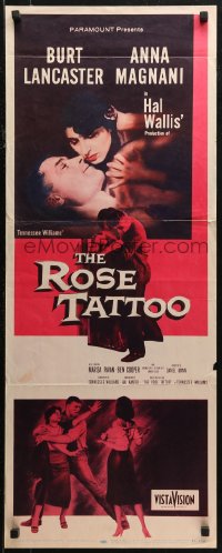 7b1491 ROSE TATTOO insert 1955 Burt Lancaster, Anna Magnani, written by Tennessee Williams!