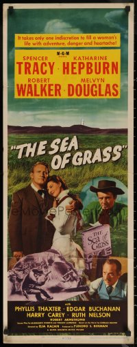 7b1498 SEA OF GRASS insert 1947 Spencer Tracy, Katharine Hepburn, Robert Walker
