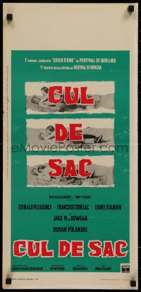 7b0667 CUL-DE-SAC Italian locandina 1967 Roman Polanski, Donald Pleasance, Francoise Dorleac