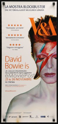 7b0672 DAVID BOWIE IS HAPPENING NOW advance Italian locandina 2013 November, Ziggy Stardust!