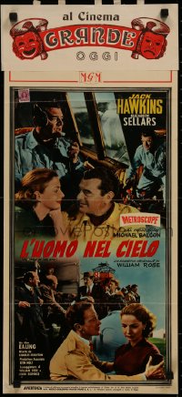 7b0673 DECISION AGAINST TIME Italian locandina 1957 dare-devil pilot takes you on an adventure!