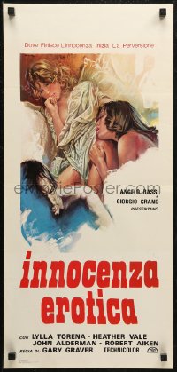 7b0862 THERE WAS A LITTLE GIRL Italian locandina 1977 when she was bad, she was murder, Sciotti art!