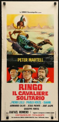 7b0875 TWO BROTHERS, ONE DEATH Italian locandina 1968 Peter Martell as Ringo, spaghetti western!